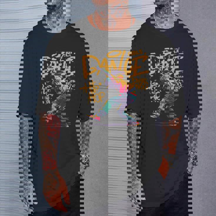 Cool Girls Breakdancing & Hip Hop Music Dancers Graffiti Tシャツ 彼への贈り物