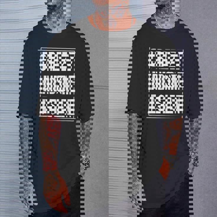 Crazy Handsome アジアンファニーtシャツ Tシャツ 彼への贈り物