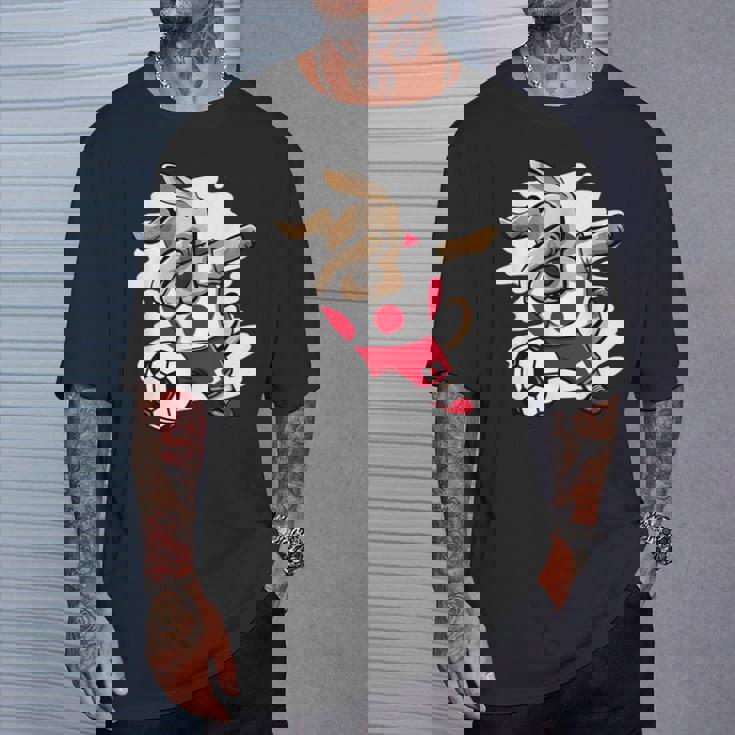 Dabbing Dog Japan サッカーファン ジャージ 日本国旗 フットボール Tシャツ 彼への贈り物