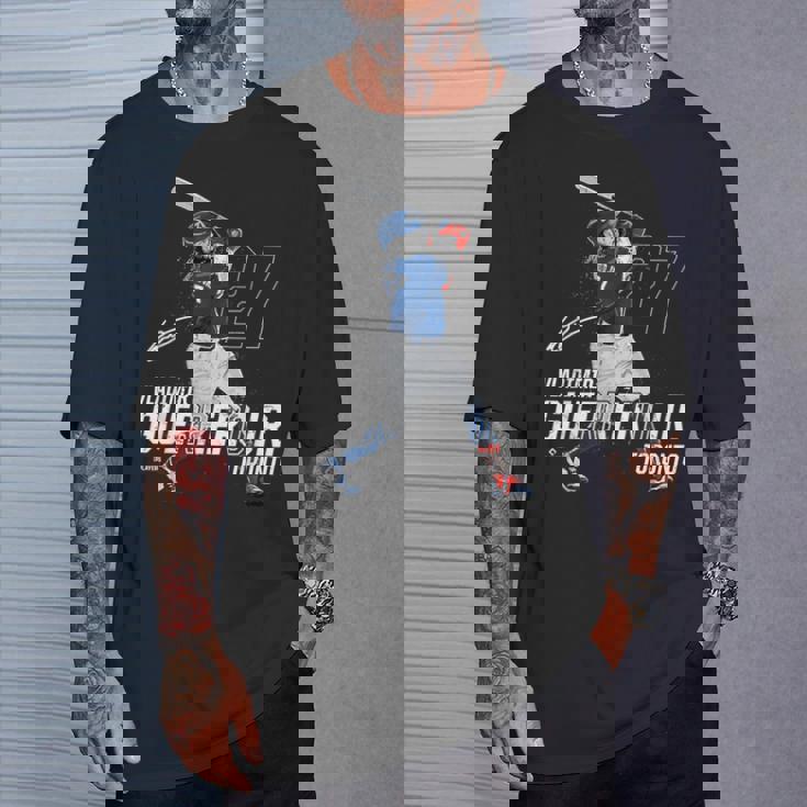 Dynamic Poseladimir Guerrero Jr Toronto Baseball Mlbpa Tシャツ 彼への贈り物