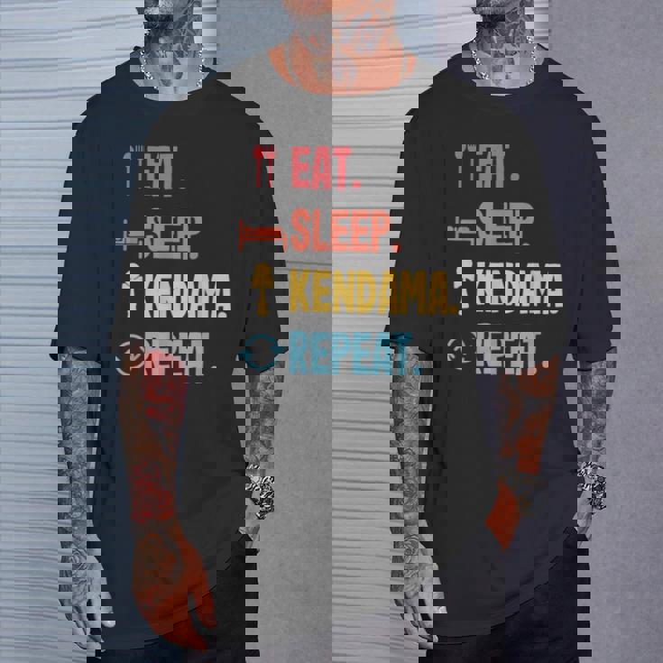 Eatleep けん玉リピート Tシャツ 彼への贈り物