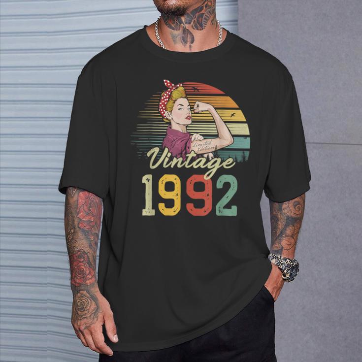 Edición Limitada De 34 Años 1992 -Intage 34 Cumpleaños Camiseta unisex Regalos para él