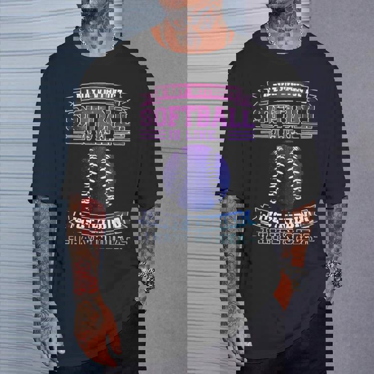 Ein Tag Ohne ソフトボール Ist Wie ソフトボール Tシャツ 彼への贈り物