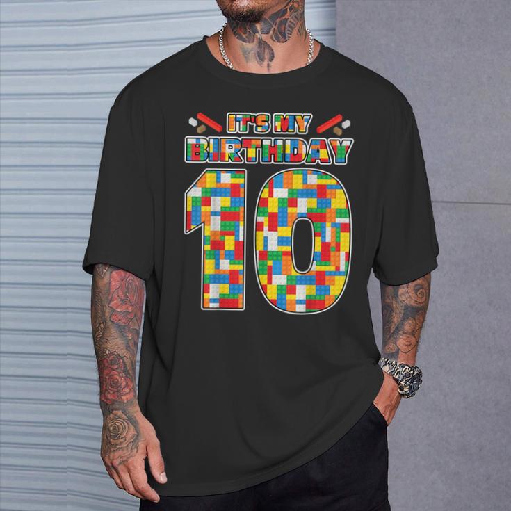 Es Mi Cumpleaños Número 10 10 Cumpleaños Camiseta unisex Regalos para él