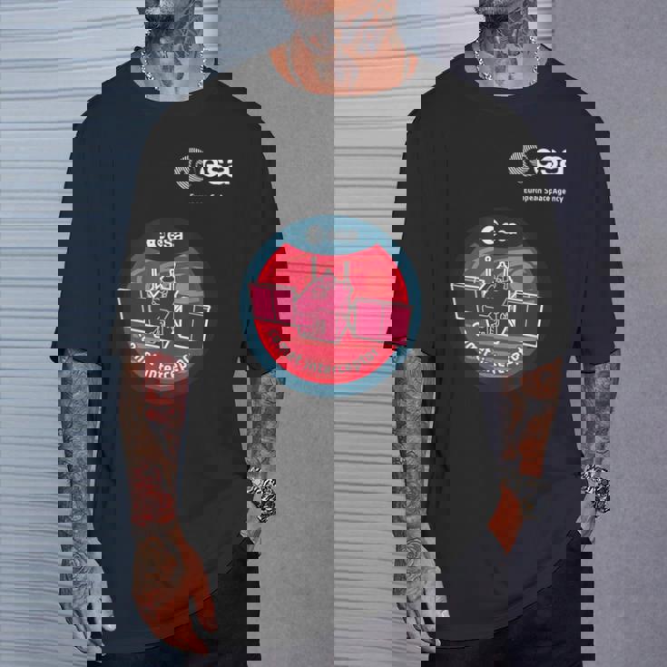 Esa欧州宇宙機関ミッション彗星迎撃パッチ Tシャツ 彼への贈り物