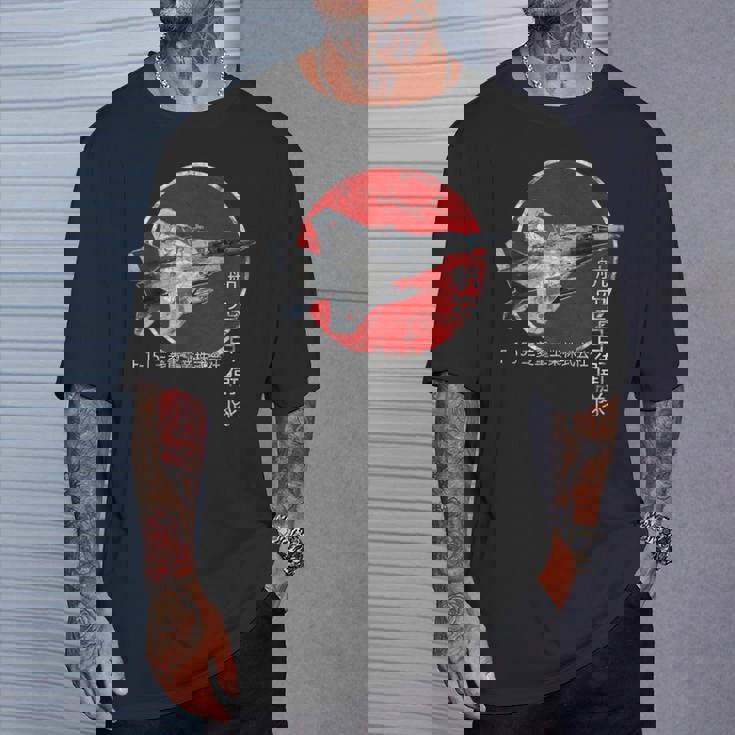 F-15J Jasdf ジェット戦闘機 飛行機 ヴィンテージ Tシャツ 彼への贈り物