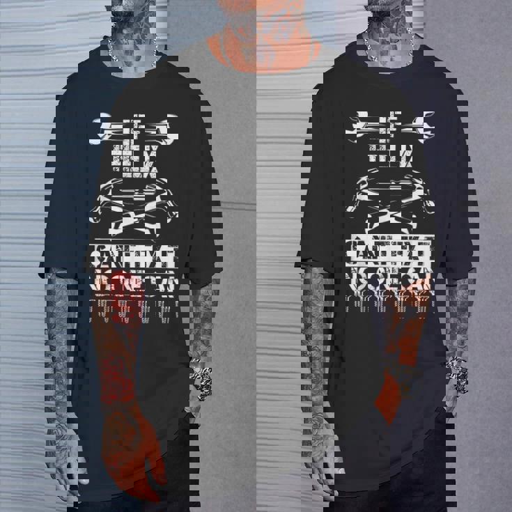 Felix Fix It Divertente Compleanno Personalizzato Nome Papà Idea Regalo Maglietta Regalos para él