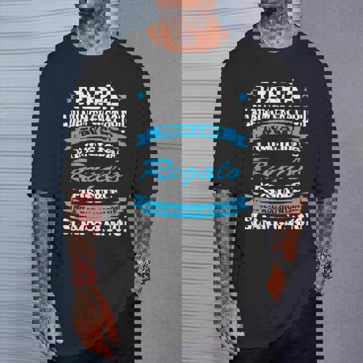 Festa Del Papà Regalo Padre Migliore Papà Del Mondo Maglietta Regalos para él