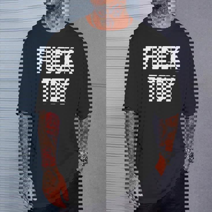 Fuck Toy 面白いことわざ皮肉なノベルティセクシーセックス 長袖tシャツ Tシャツ 彼への贈り物