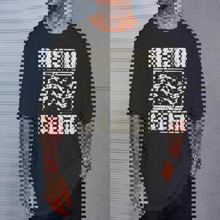 Physics Friction Is A Drag PunTシャツ 彼への贈り物