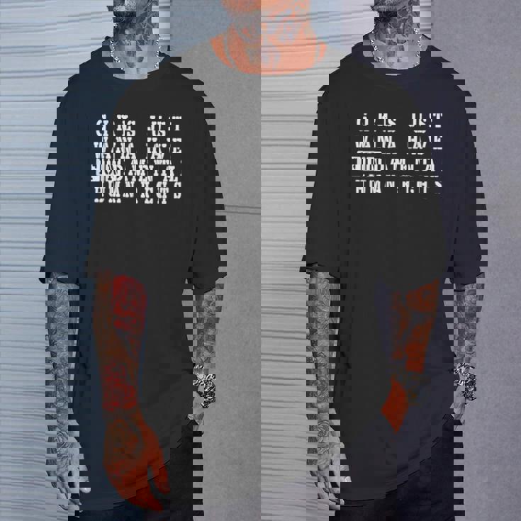 Girls Just Wanna Have 基本的な人権 Tシャツ 彼への贈り物