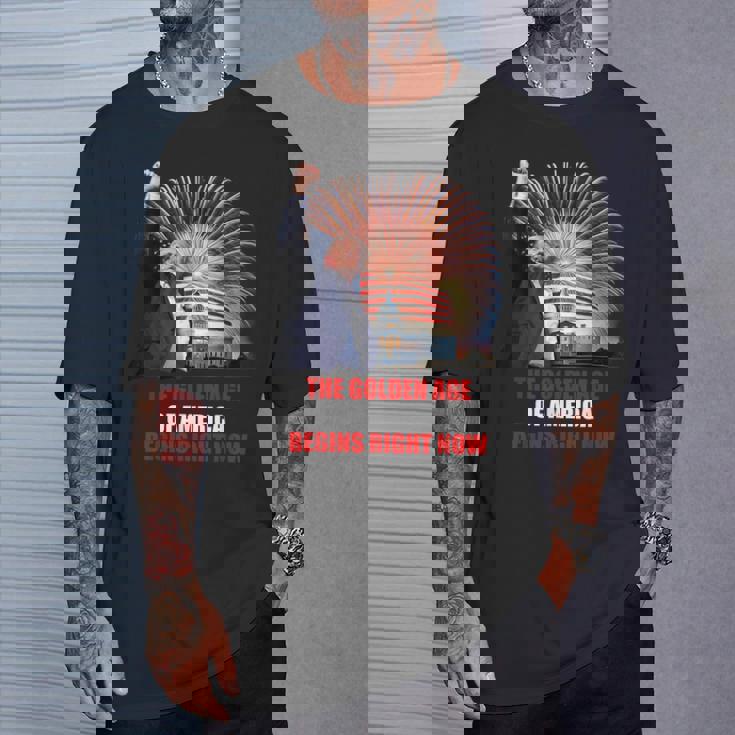 The Golden Age Of America Begins – Trump Inaugurationpeech Tシャツ 彼への贈り物