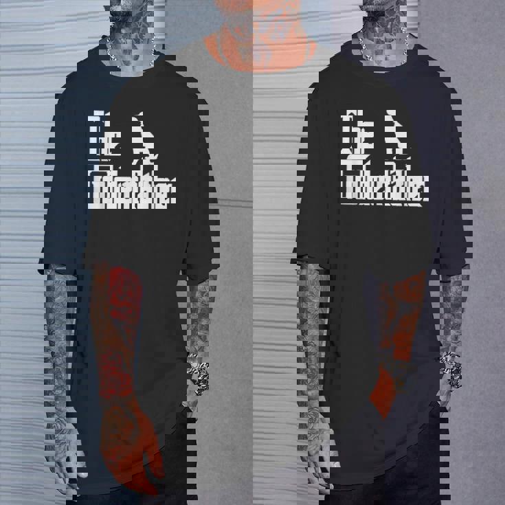 The Goldenfather ファニーゴールデンレトリバー お父さんシャツ メンズギフト Tシャツ 彼への贈り物