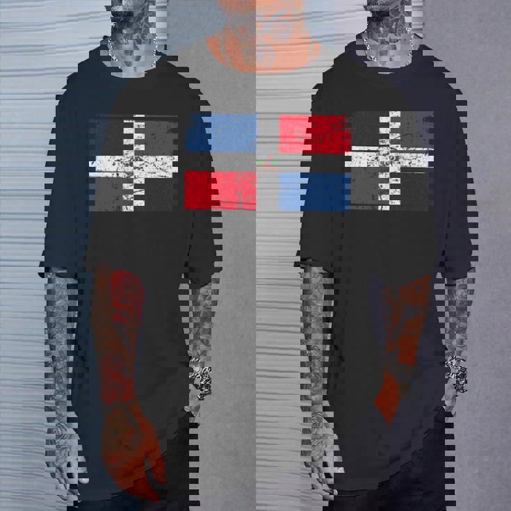 Gráfico De Bandera De República Dominicana Para Hombres Es Camiseta unisex Regalos para él
