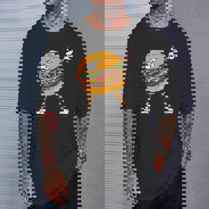 Hamburger チーズバーガー Burger Fast Food Cheeseburger Dabbing Tシャツ 彼への贈り物