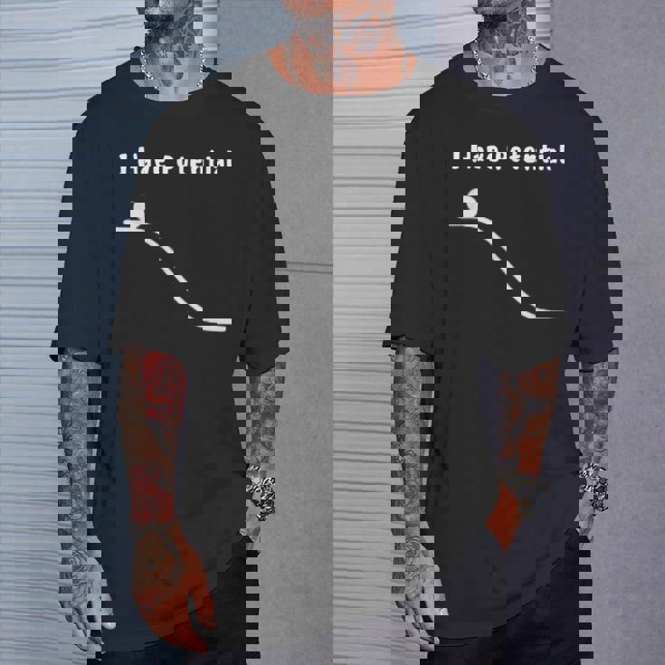 I Have Potential Energy Physics Joke Tシャツ 彼への贈り物