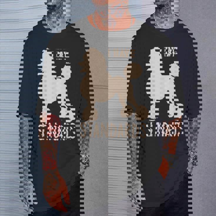 I Havetandards プードル キュート スタンダード プードル Tシャツ 彼への贈り物