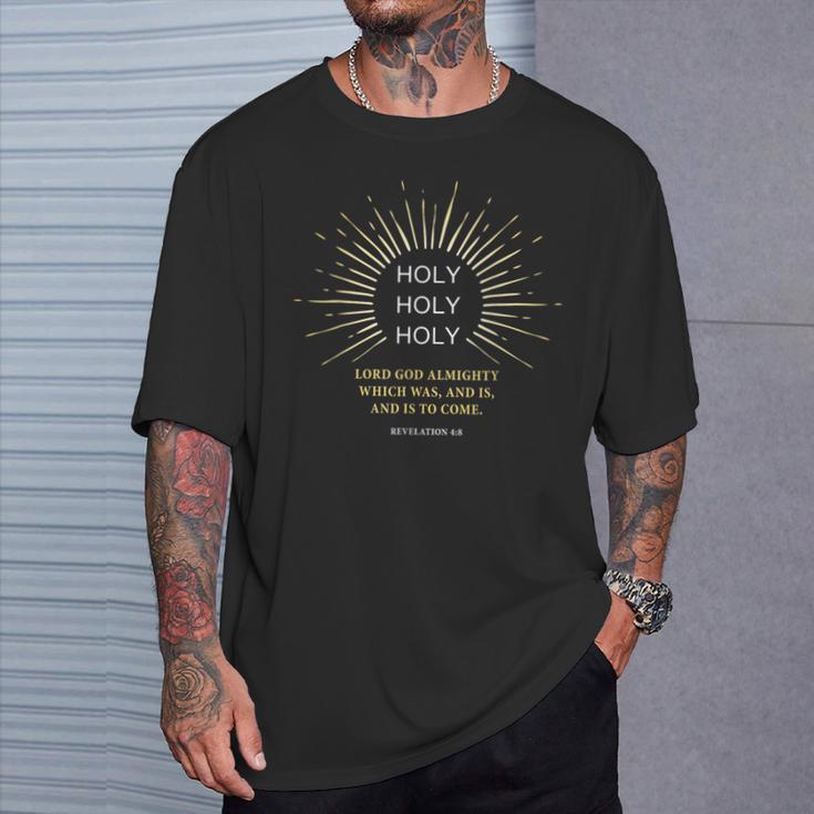 Holy Holy Holy Lord God Almighty – Christian Faitherse Tシャツ 彼への贈り物