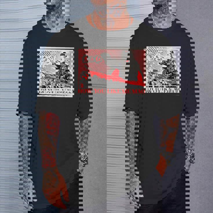 How You Like Me 毛沢東共産主義中国宣伝ポスター Tシャツ 彼への贈り物