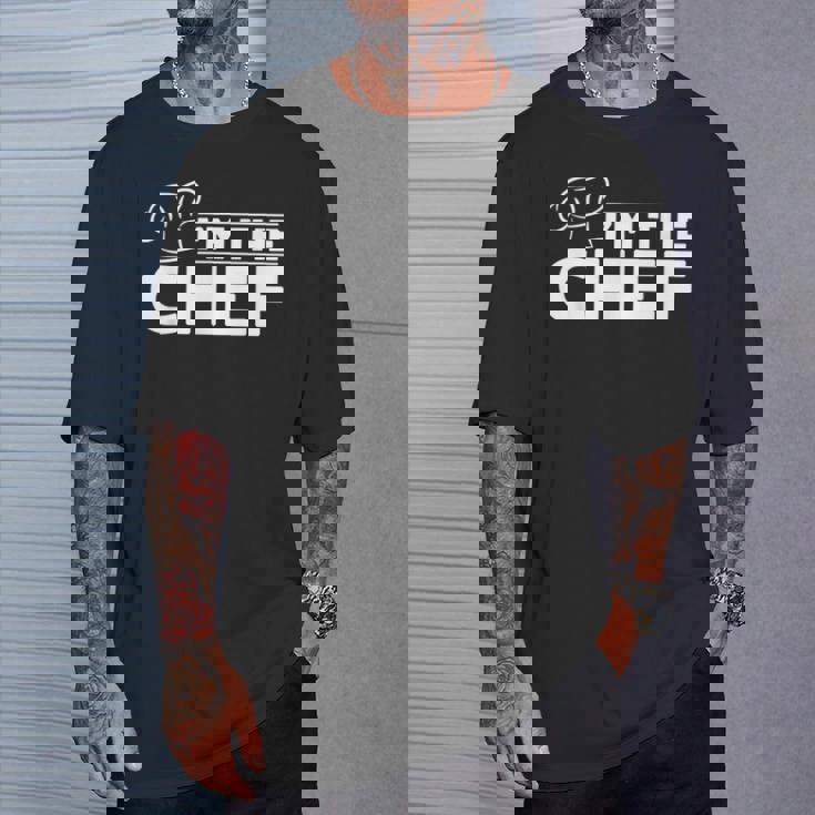メンズ I'm The Chef クッキングハット フードクッキング シェフ キッチン フードクック Tシャツ 彼への贈り物