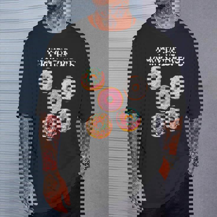 I'm Many Donuts 面白いドーナツフィットネス格言 Tシャツ 彼への贈り物