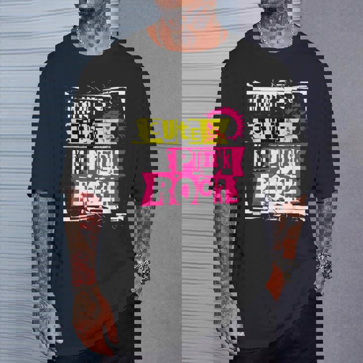 I'm Not Cute I'm Punk Rock パンクロッカー用 Tシャツ 彼への贈り物