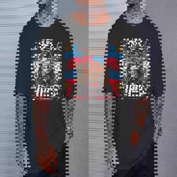 Imell Hippies Peace 4Th Of July For Hippie Tシャツ 彼への贈り物