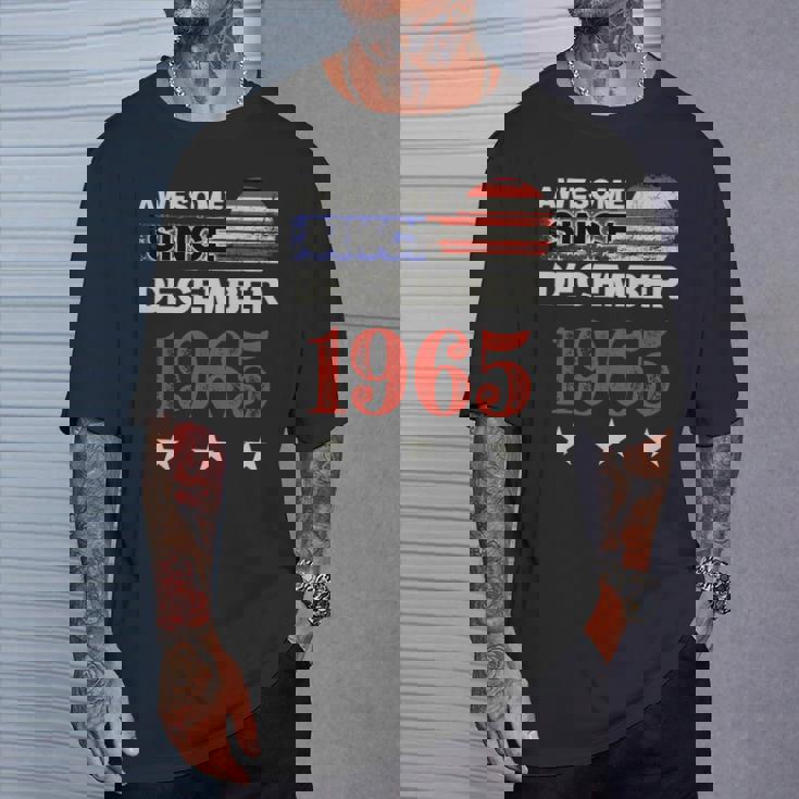 Impresionante Banderaintage De Estados Unidos Desde 1965 De Diciembre De 1965 Manga Larga Camiseta unisex Regalos para él