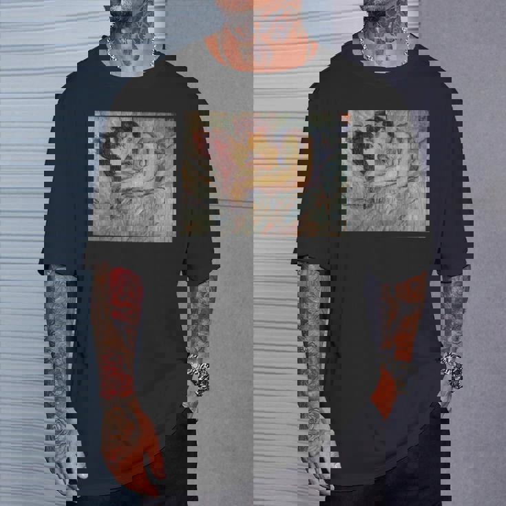 In Bed The Kiss アンリ・ド・トゥールーズロートレック Lgbtq アート Tシャツ 彼への贈り物