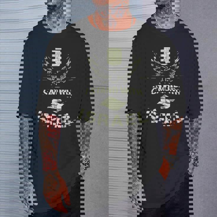 Itand With Israel Jewish イスラエル国旗 ユダヤ人 Tシャツ 彼への贈り物