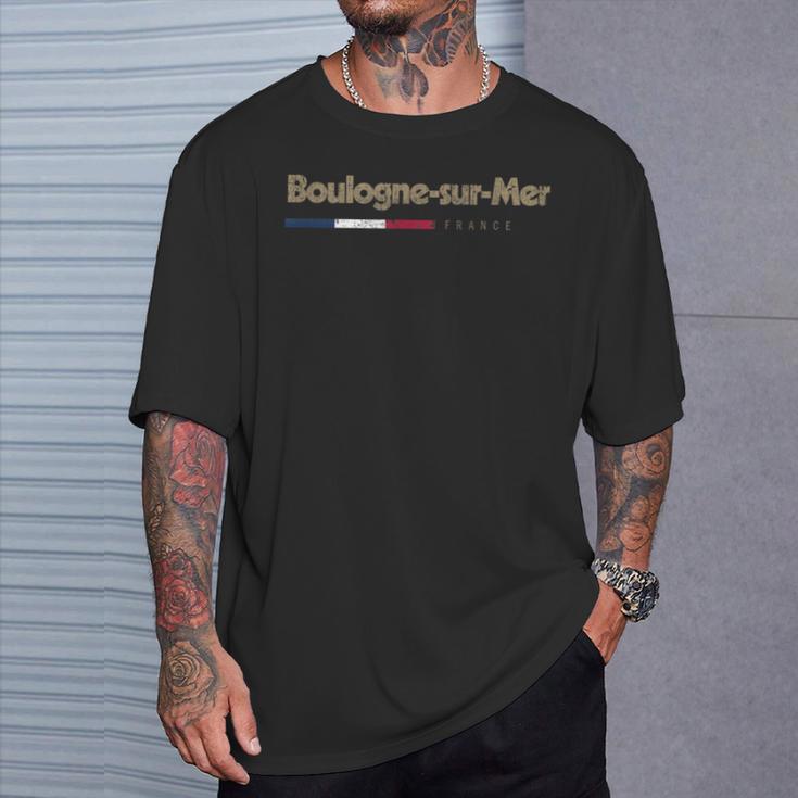 J'aime Boulogne-Sur-Mer Nom Deille En France T-Shirt Cadeaux pour lui