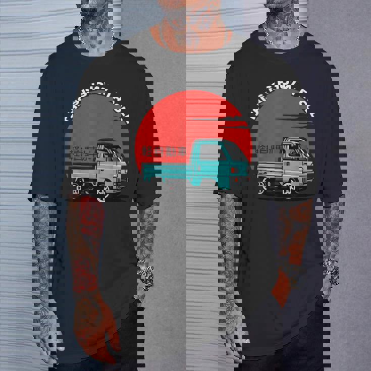 Japan Mini Truck Keiカーキャブオーバーコンパクト4wdオフロードトラック Tシャツ 彼への贈り物