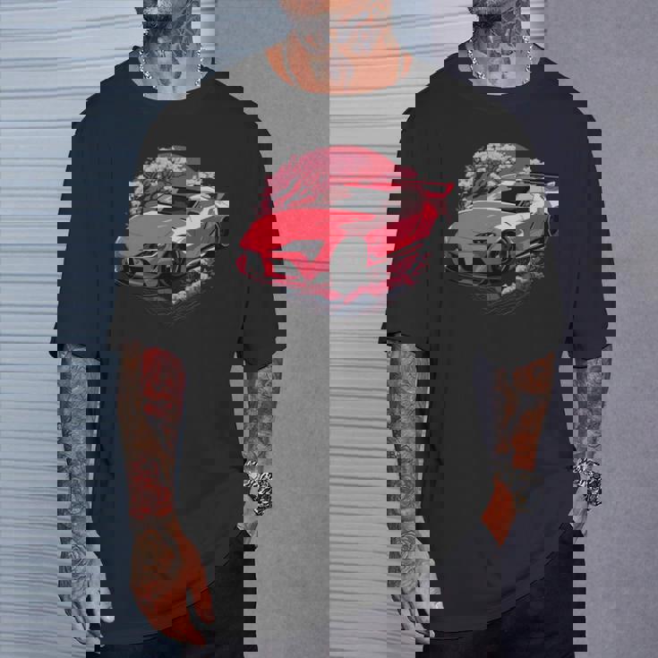 Jdmupra Mk5 Gr 桜 2Jz スタンスグラフィックtシャツ 長袖tシャツ Tシャツ 彼への贈り物