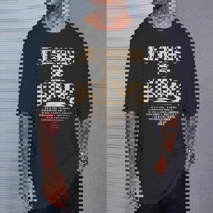 Jesus Is King Bibleerse John 14 Tシャツ 彼への贈り物