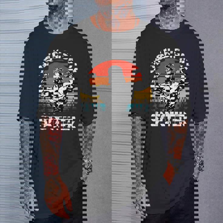 Jesus Is Mypotter ファニー ワークアウト 宗教 クリスチャン ジム Tシャツ 彼への贈り物