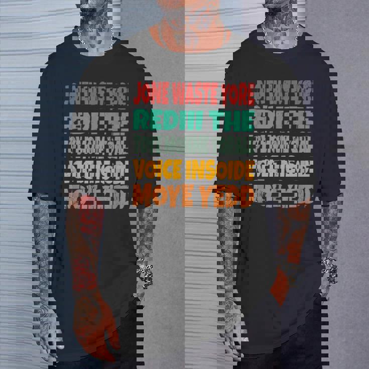 Jone Waste Yore Toye Monme Jones Waste Your Time Tシャツ 彼への贈り物