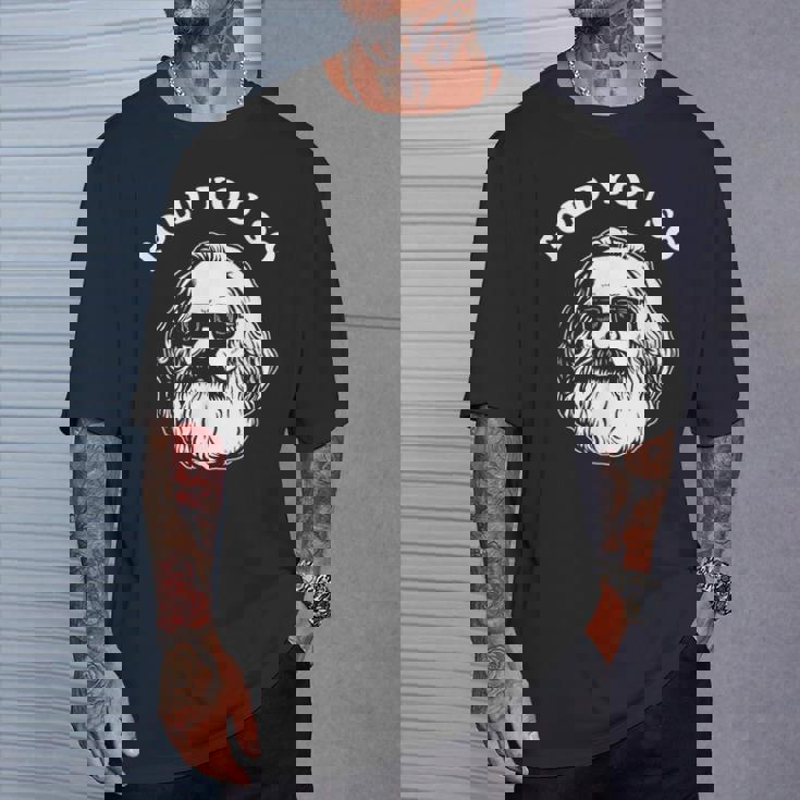 Karl Marx Told Youo 共産主義社会主義マルクス主義 Tシャツ 彼への贈り物