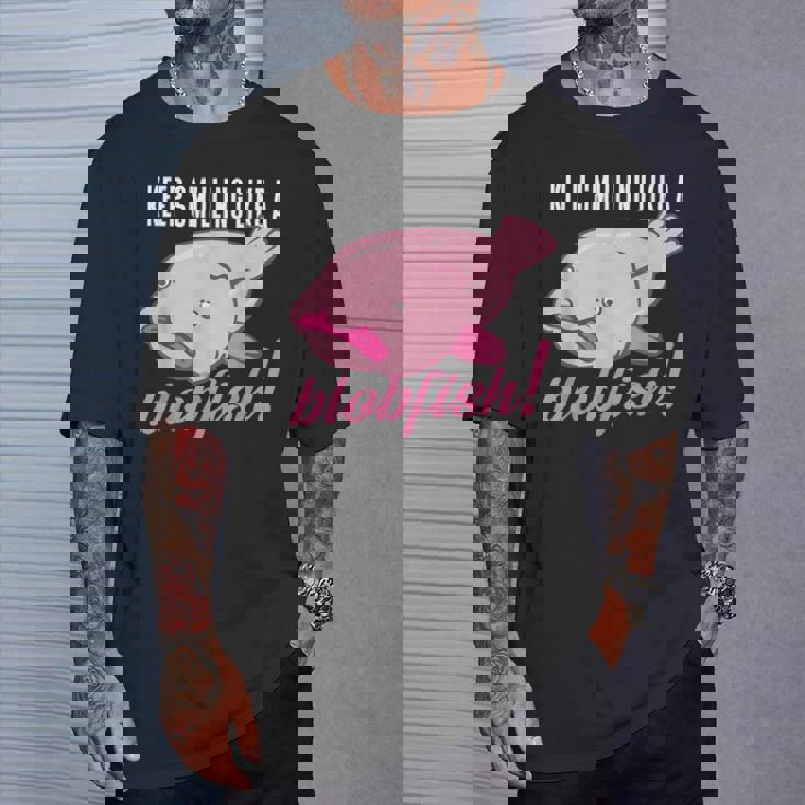 Keepmiling Like A Blobfish デザイン ブログフィッシュファン向け Tシャツ 彼への贈り物