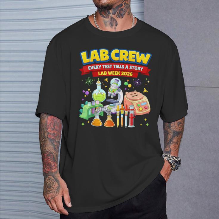 Lab Crew Science Team Medical Tech Lab Week Appreciation T-Shirt Gifts for Him