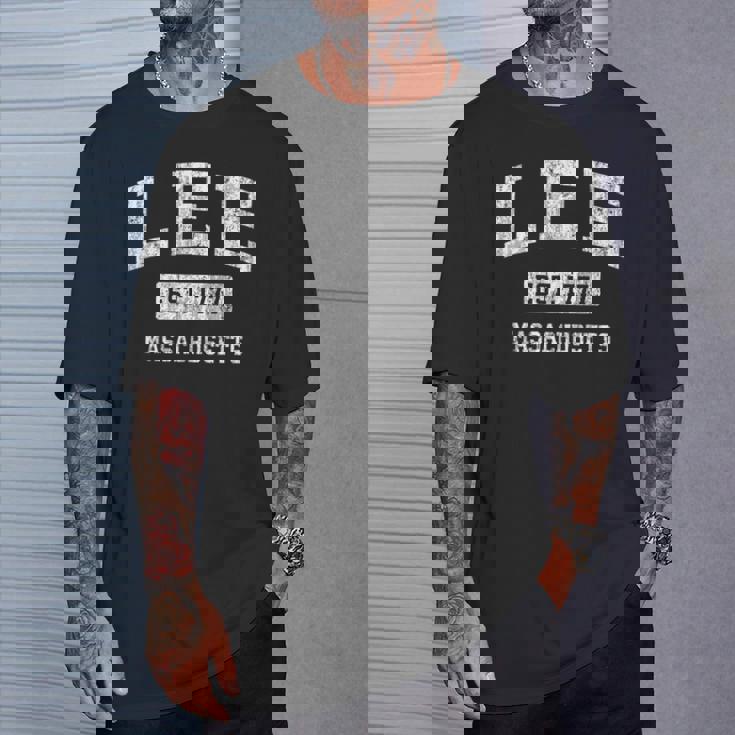 Lee Massachusetts Ma ビンテージ スポーツ 確立されたデザイン 長袖tシャツ Tシャツ 彼への贈り物