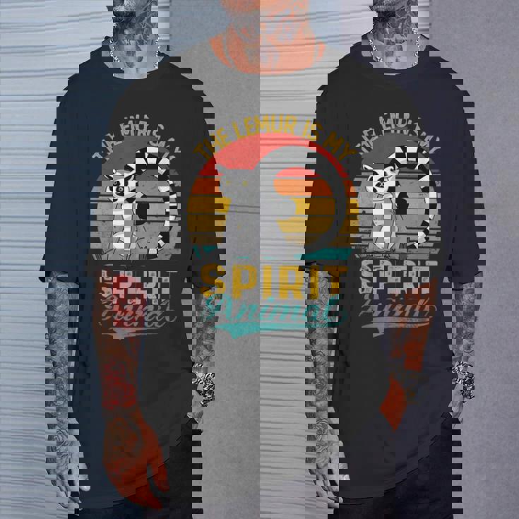 The Lemur Is Mypirit アニマルシャツ ファニーベンテージ キツネザル Tシャツ 彼への贈り物