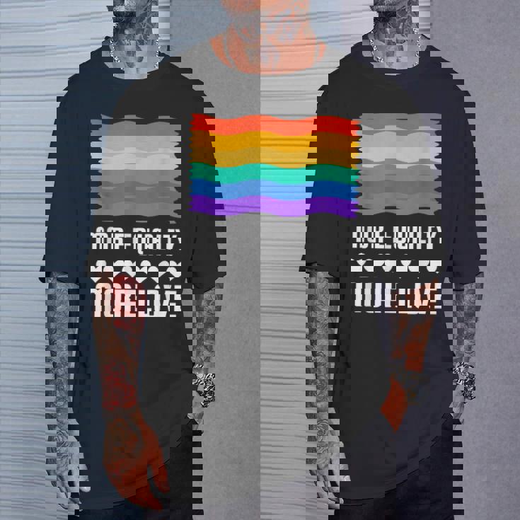 Lgbt More Equality More Lovetシャツ Lgbtq ゲイ レズビアン Lgbt Tシャツ 彼への贈り物