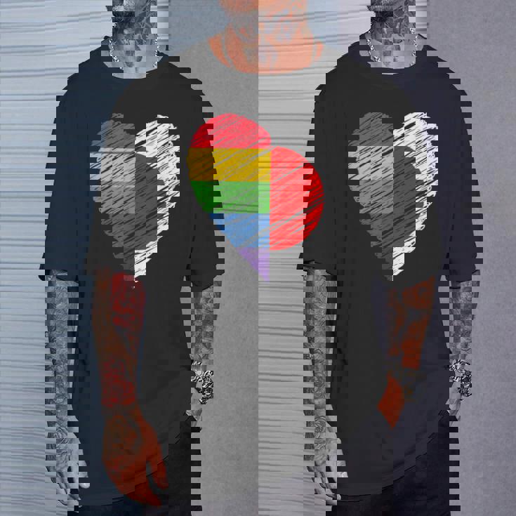 Lgbtq Japan ゲイプライド ハート ゲイとレズビアンの愛 Lgbt Tシャツ 彼への贈り物