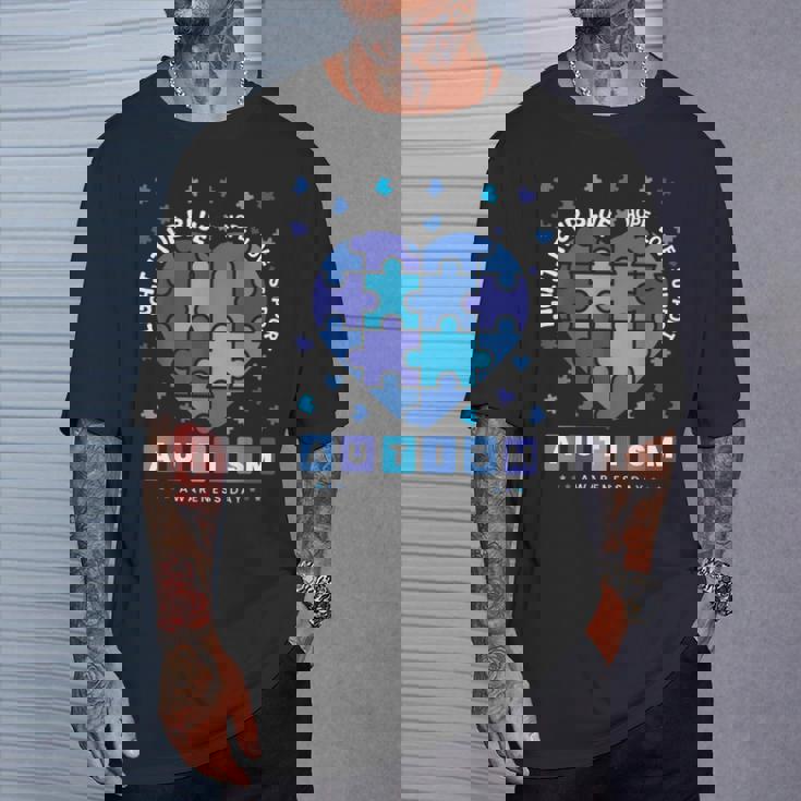 Light It Up ブルー 自閉症啓発 男性 女性 キッズ Tシャツ 彼への贈り物