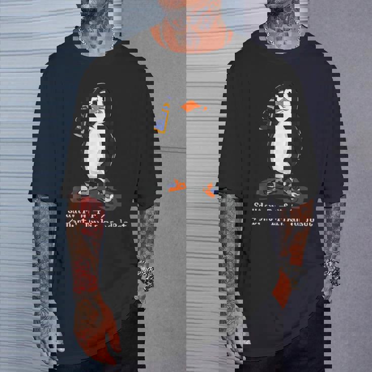 Linux Tux Penguinudo Rm Rf Pc Nerd Computer Freak Hacker Tシャツ 彼への贈り物