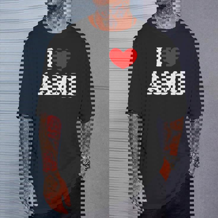 I Love Ami 私は愛する Ami Tシャツ 彼への贈り物