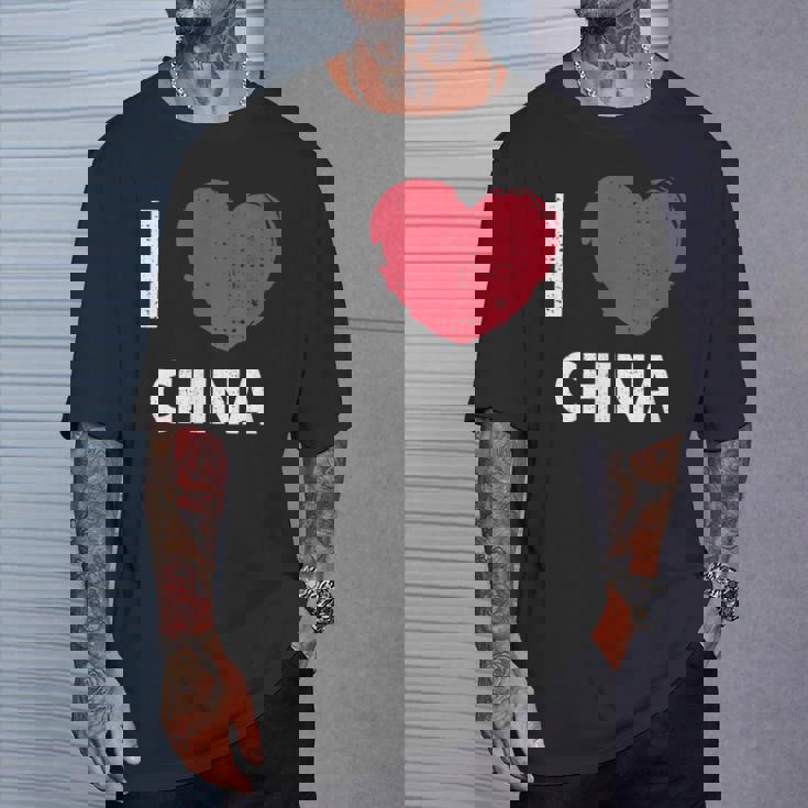 I Love China I Love China デザイン Tシャツ 彼への贈り物