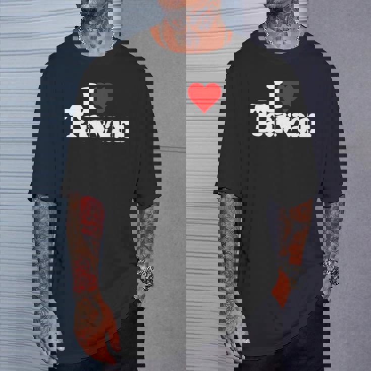 I Love Heart 台湾フォルモサ 台湾文化 長袖tシャツ Tシャツ 彼への贈り物