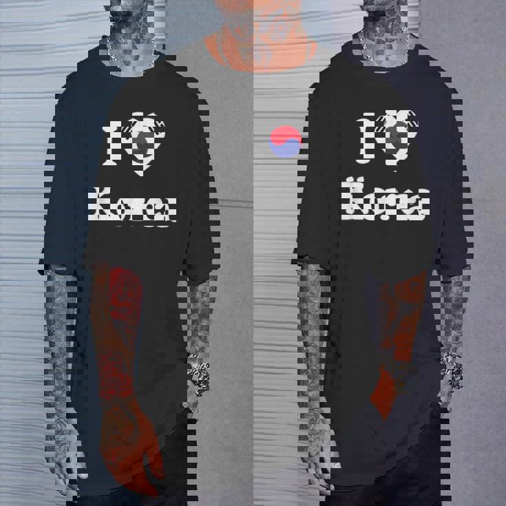 I Love Korea I Heart Korea 韓国 Tシャツ 彼への贈り物