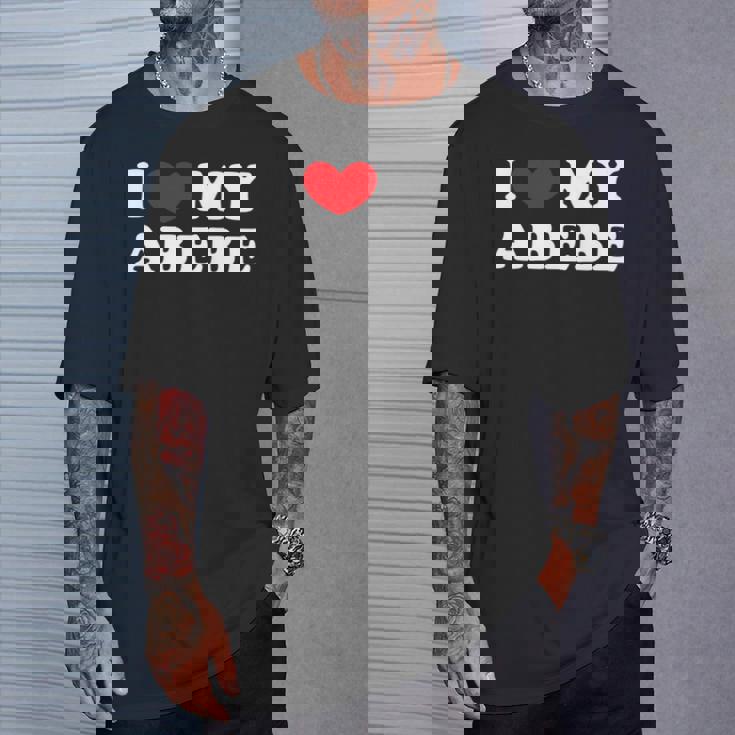 I Love My Abebe アイ・ラブ・マイ・アベベ 長袖tシャツ Tシャツ 彼への贈り物